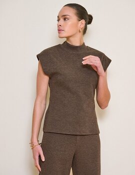 Esqualo Kyler Slvless Mockneck