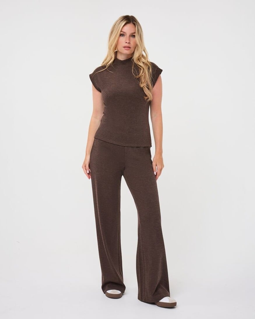 Esqualo Kyler Slvless Mockneck