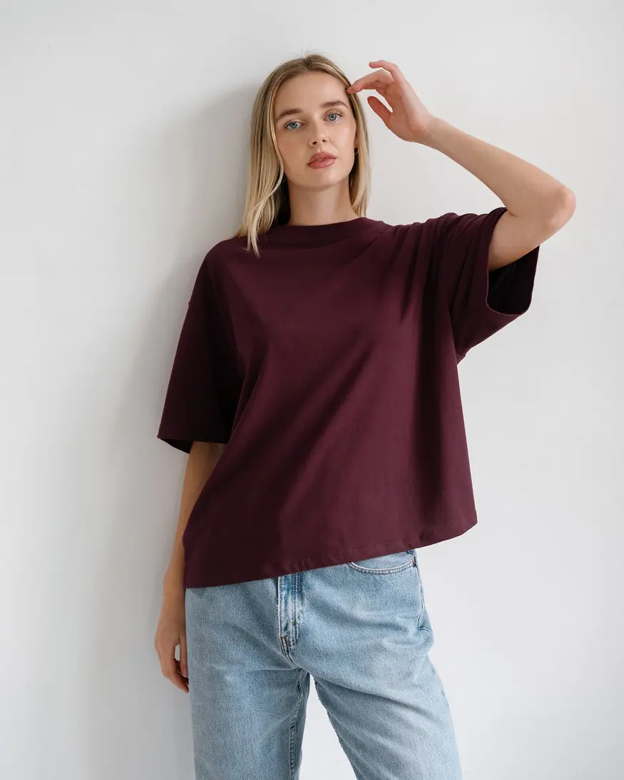 Brunette The Label Boxy Tee