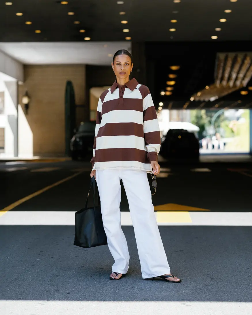 Brunette The Label Classic Rugby Polo