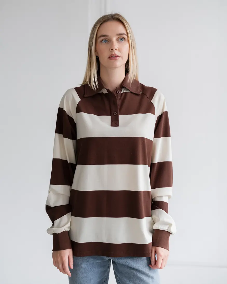Brunette The Label Classic Rugby Polo