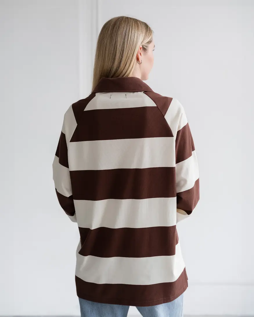 Brunette The Label Classic Rugby Polo