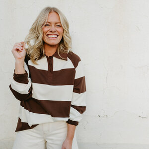 Brunette The Label Classic Rugby Polo