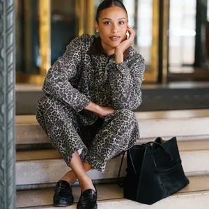 Brunette The Label Leopard Magali Jacket