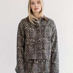 Brunette The Label Leopard Magali Jacket