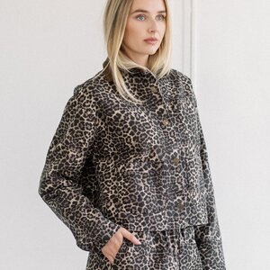 Brunette The Label Leopard Magali Jacket