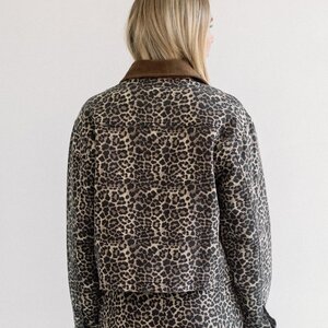 Brunette The Label Leopard Magali Jacket