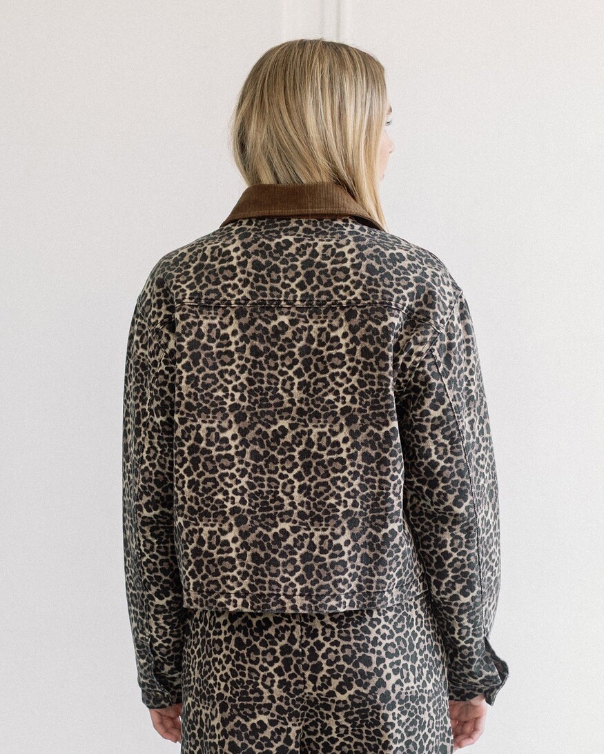 Brunette The Label Leopard Magali Jacket