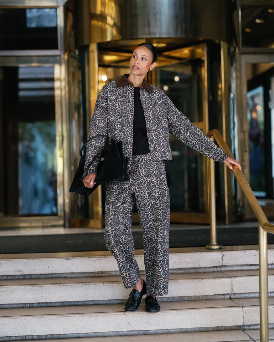 Brunette The Label Leopard Magali Jacket