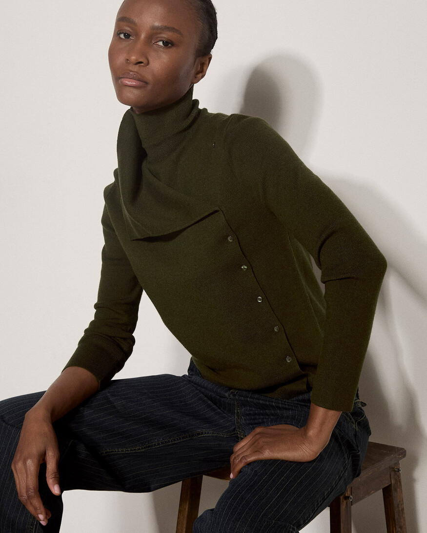 Apricot Winnie Button Detail Jumper