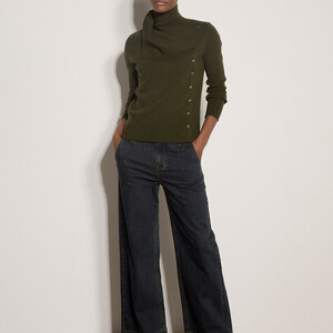 Apricot Winnie Button Detail Jumper
