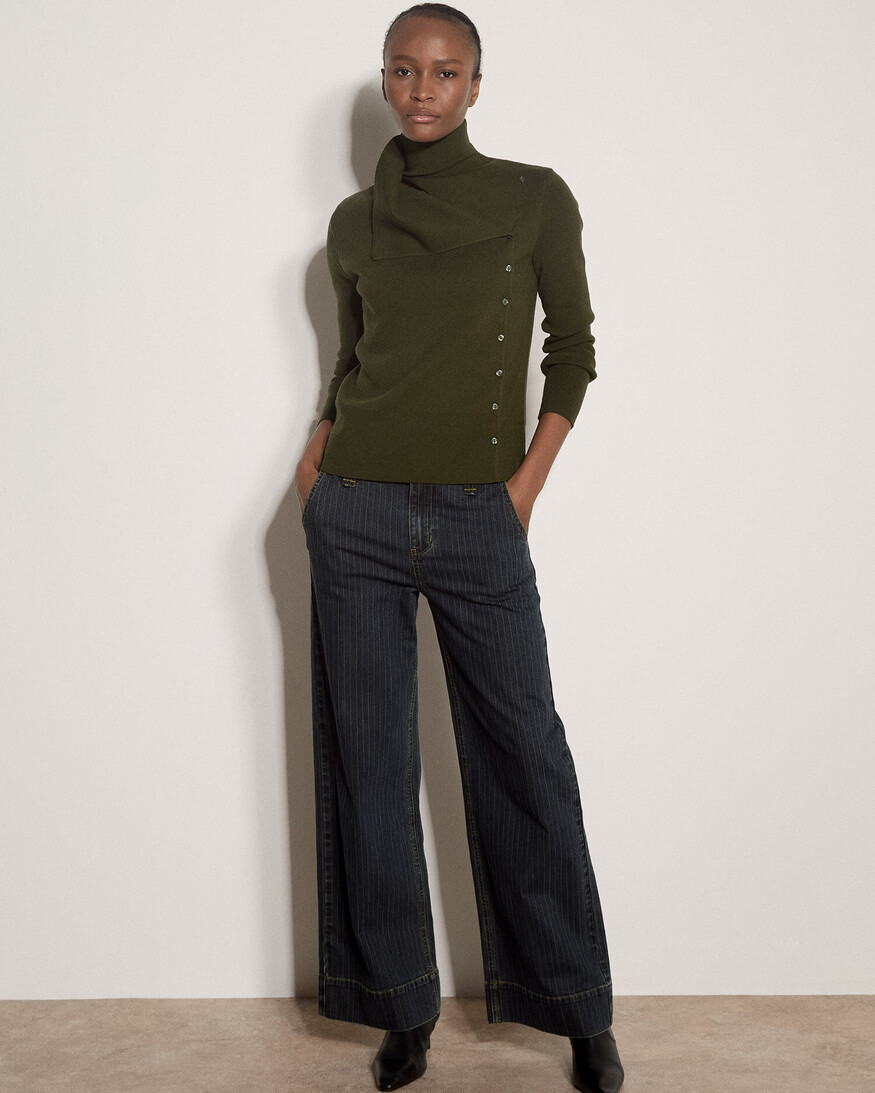 Apricot Winnie Button Detail Jumper
