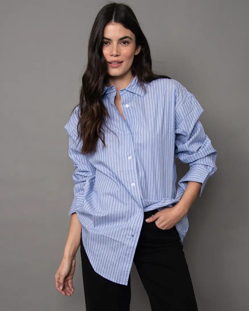RD Style Padme Stripe Poplin Shirt