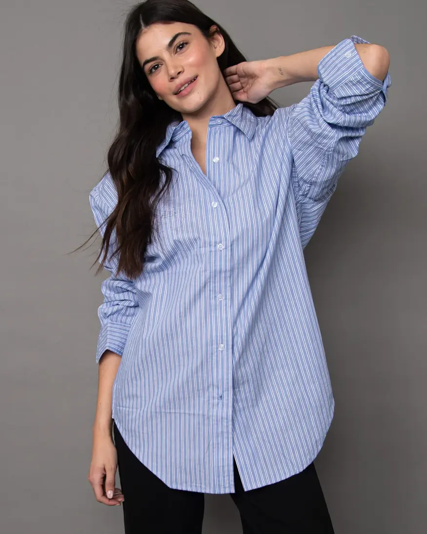 RD Style Padme Stripe Poplin Shirt