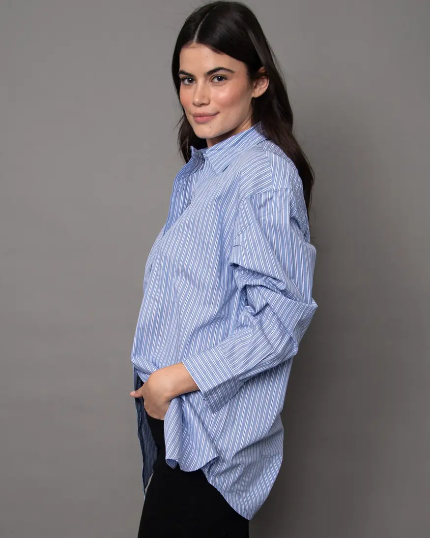 RD Style Padme Stripe Poplin Shirt