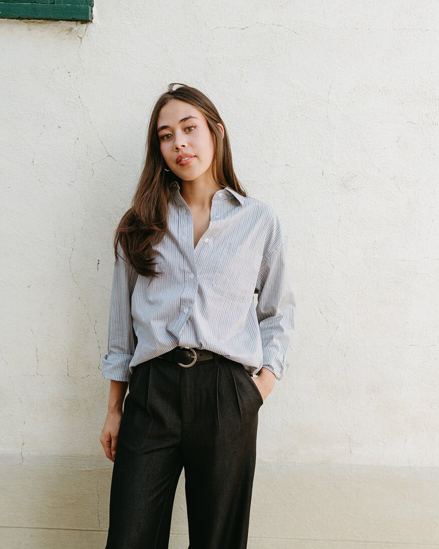 RD Style Padme Stripe Poplin Shirt