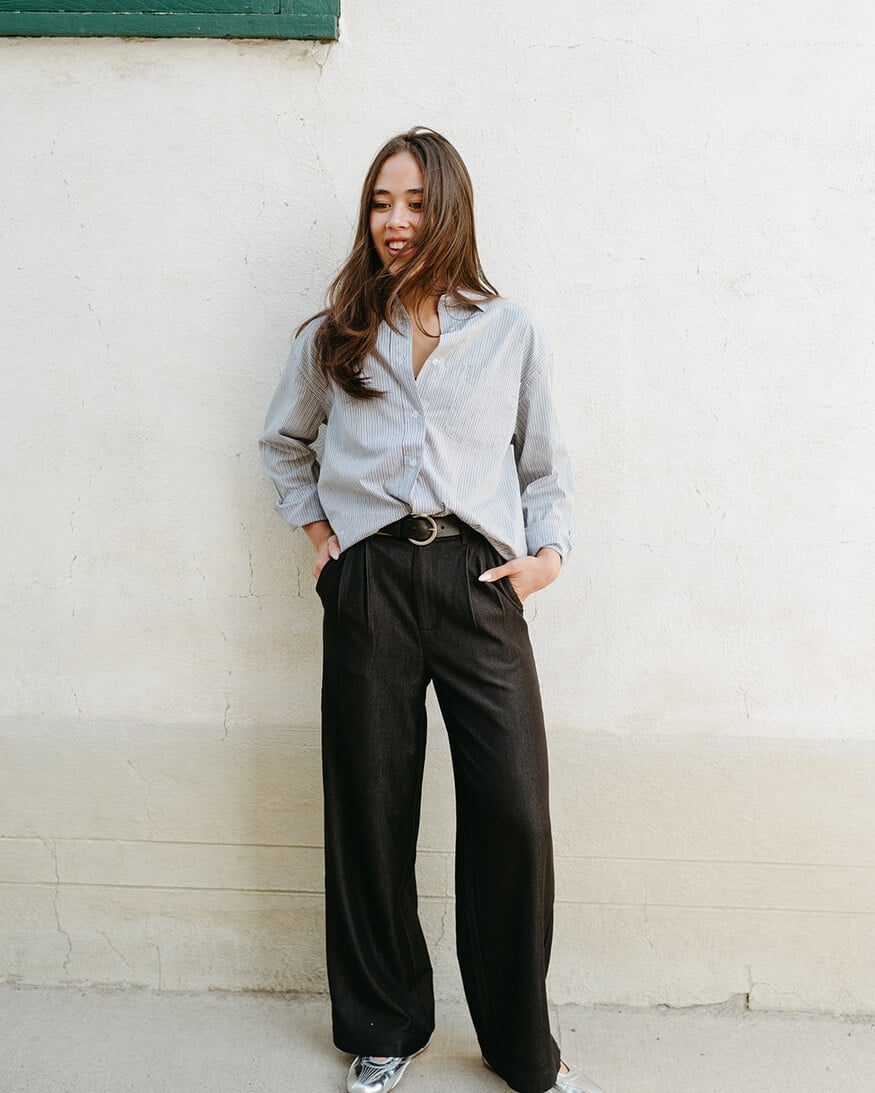 RD Style Padme Stripe Poplin Shirt