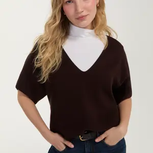 Liverpool SS V-Neck Dolman Sweater