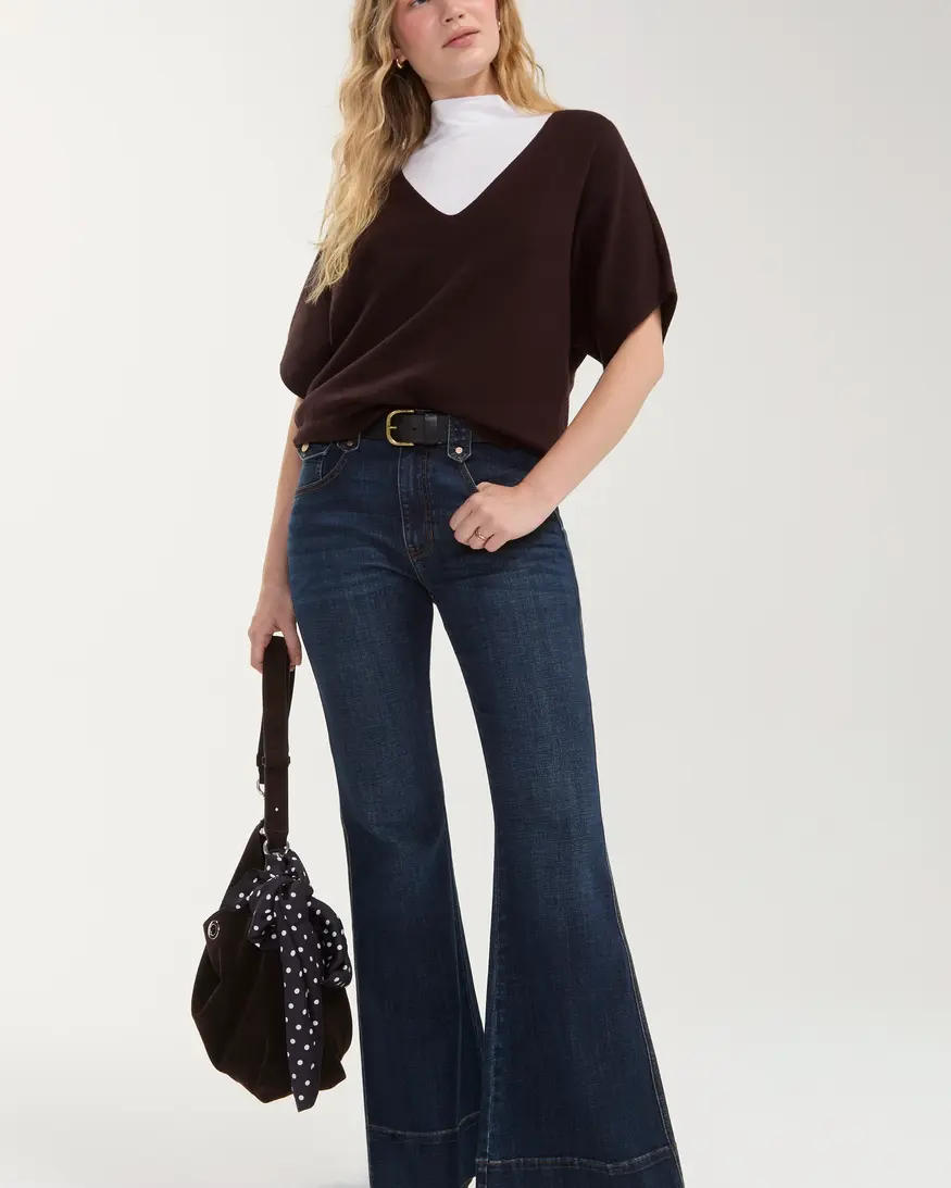 Liverpool SS V-Neck Dolman Sweater