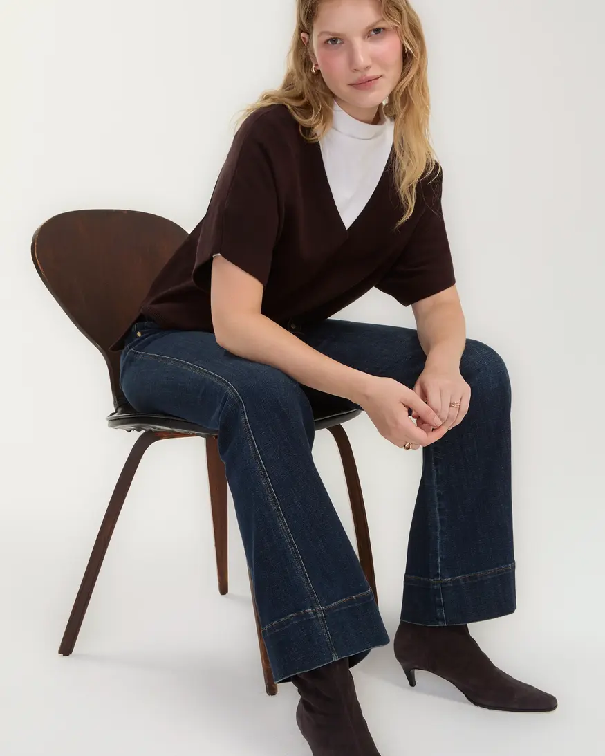 Liverpool SS V-Neck Dolman Sweater