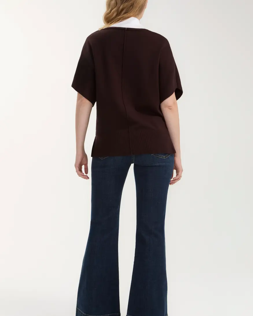 Liverpool SS V-Neck Dolman Sweater