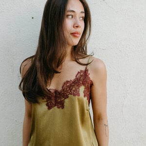 Lucy Paris Vanessa Satin Lace Cami