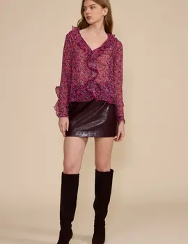 Lucy Paris Hart Faux Leather Mini