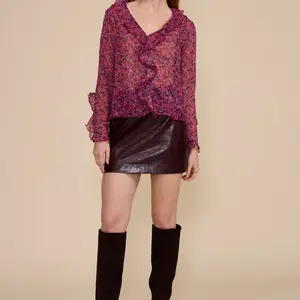 Lucy Paris Hart Faux Leather Mini