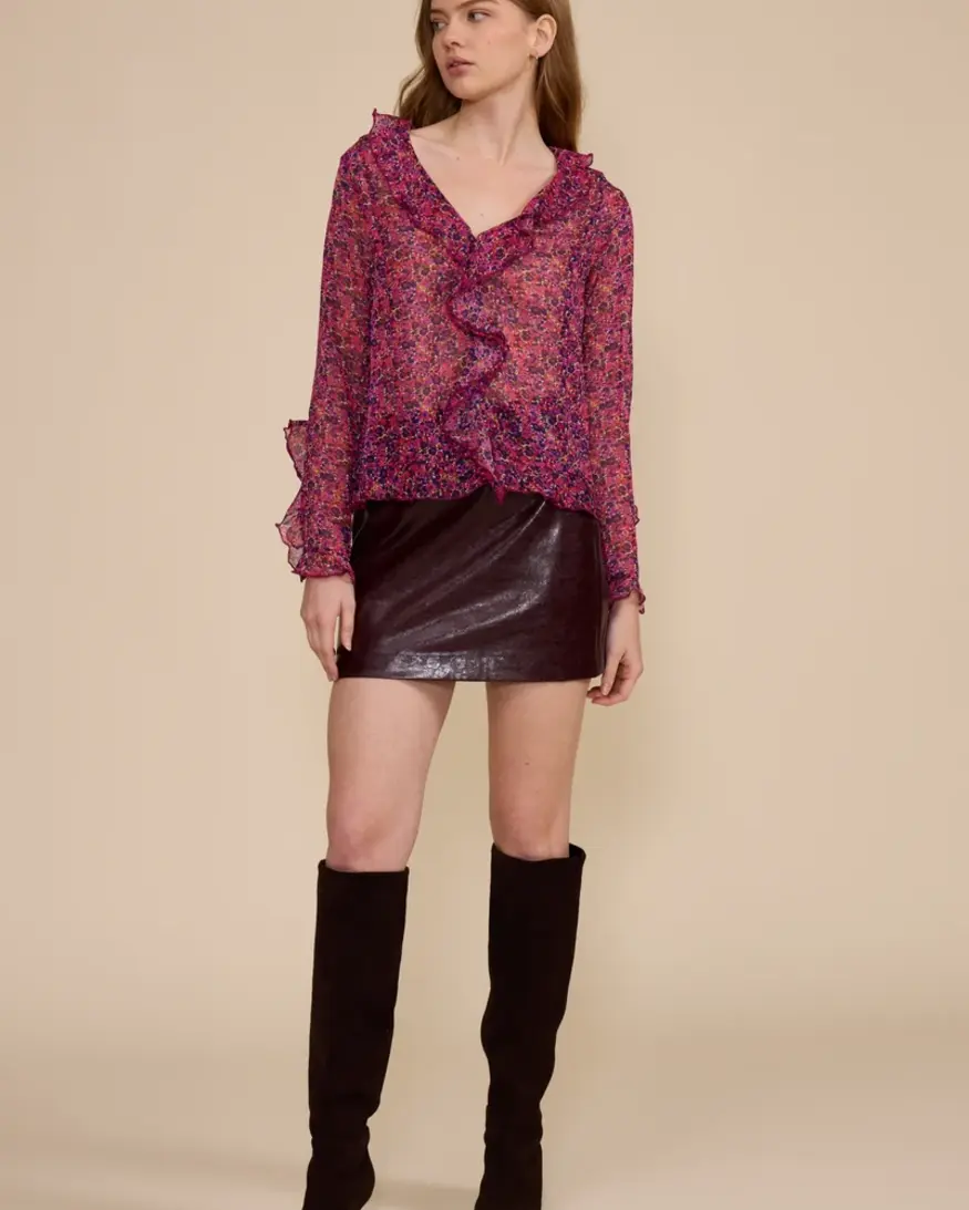 Lucy Paris Hart Faux Leather Mini