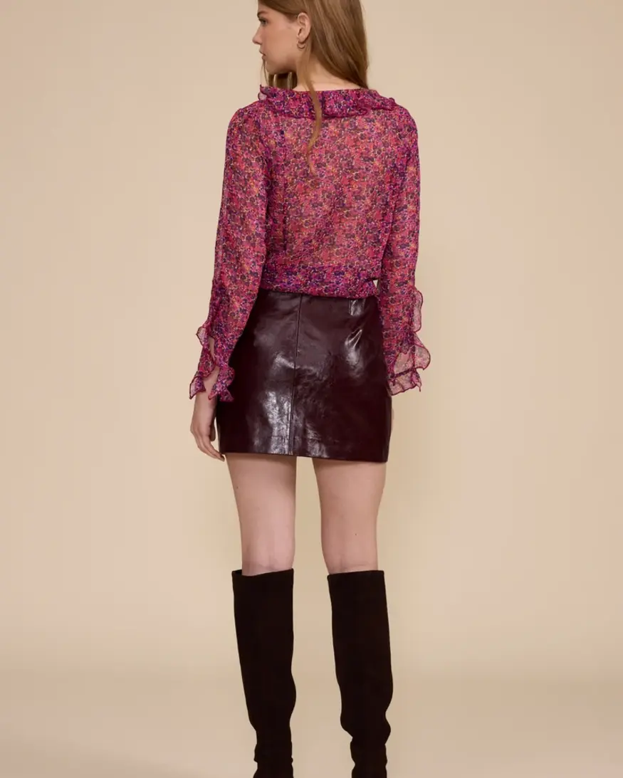 Lucy Paris Hart Faux Leather Mini
