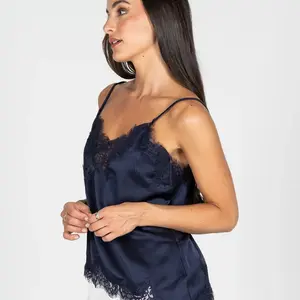 Cest Moi Satin Lace Cami