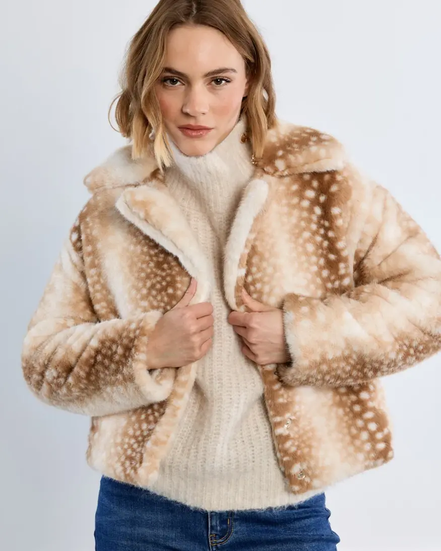 Molly Bracken Ayla Faux Fur Coat