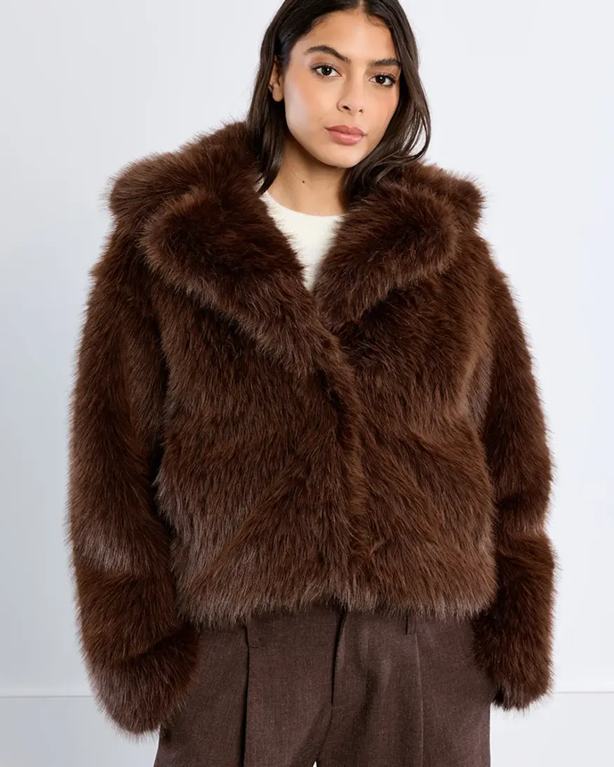 Molly Bracken Azura Faux Fur Jacket