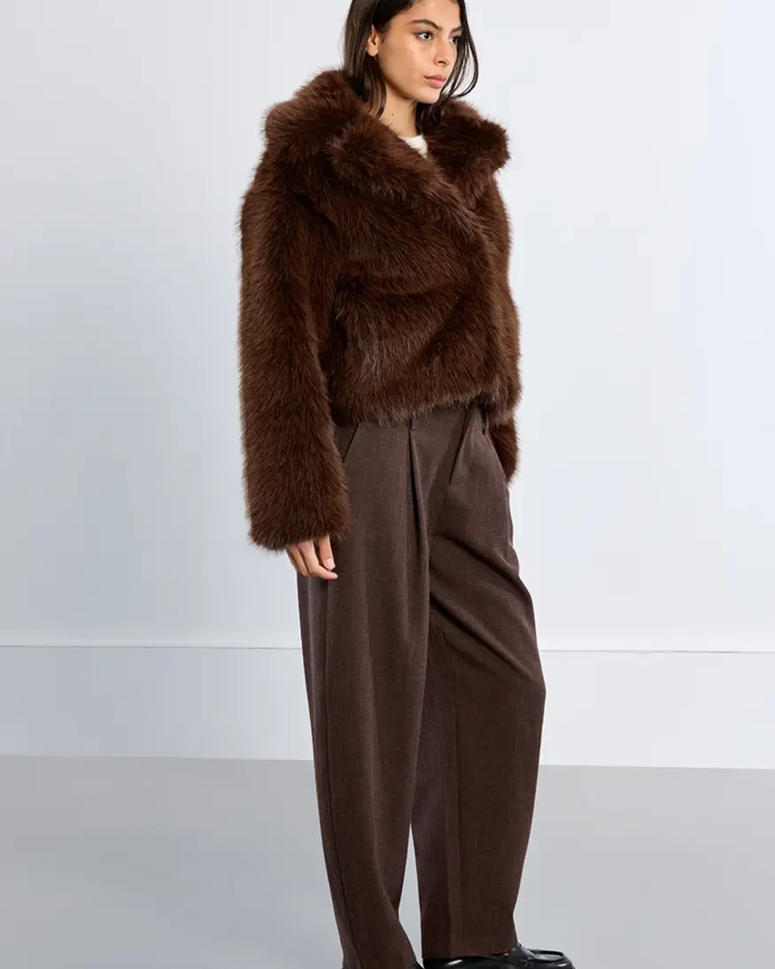 Molly Bracken Azura Faux Fur Jacket