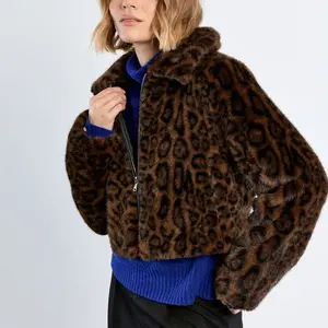 Molly Bracken Auriela Leopard FF Jacket