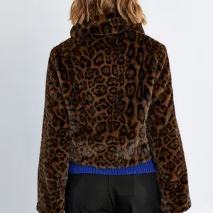 Molly Bracken Auriela Leopard FF Jacket