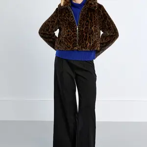 Molly Bracken Auriela Leopard FF Jacket