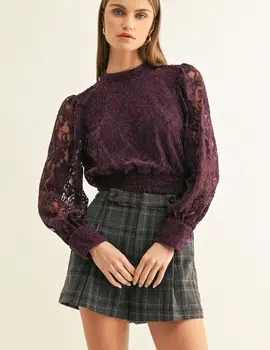 Adelyn Rae Myla Mock Neck LS