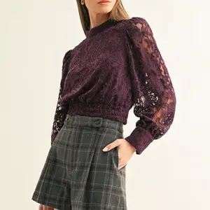 Adelyn Rae Myla Mock Neck LS