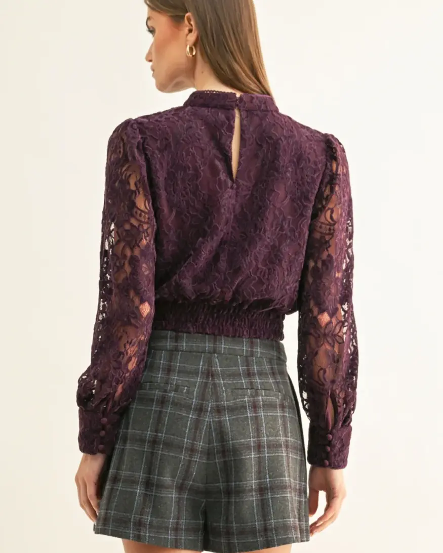 Adelyn Rae Myla Mock Neck LS