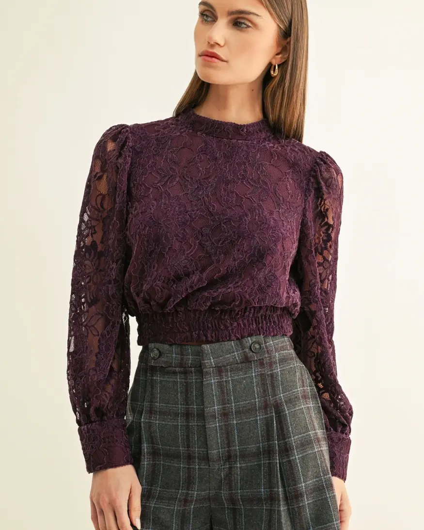 Adelyn Rae Myla Mock Neck LS