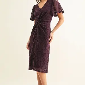 Adelyn Rae Olivia Twist Front Midi