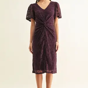 Adelyn Rae Olivia Twist Front Midi