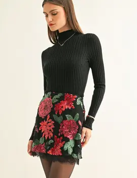 Adelyn Rae Brynlee Sequin Mini Skirt