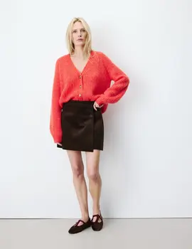 Grace & Mila Adele Wrap Mini Skirt