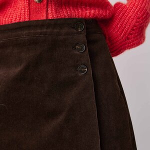 Grace & Mila Adele Wrap Mini Skirt