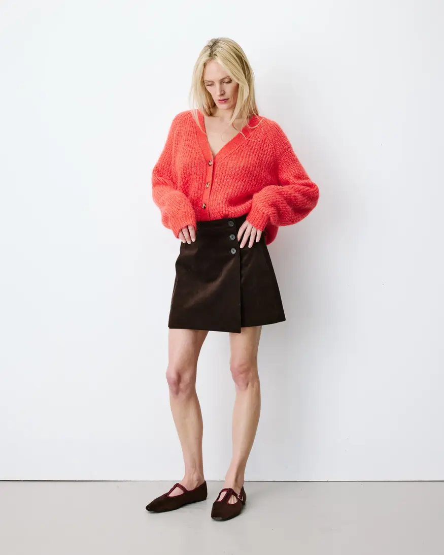 Grace & Mila Adele Wrap Mini Skirt