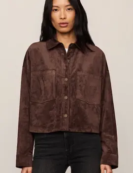 Z-Supply All Day Cropped Suede Jkt