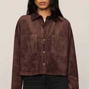 Z-Supply All Day Cropped Suede Jkt