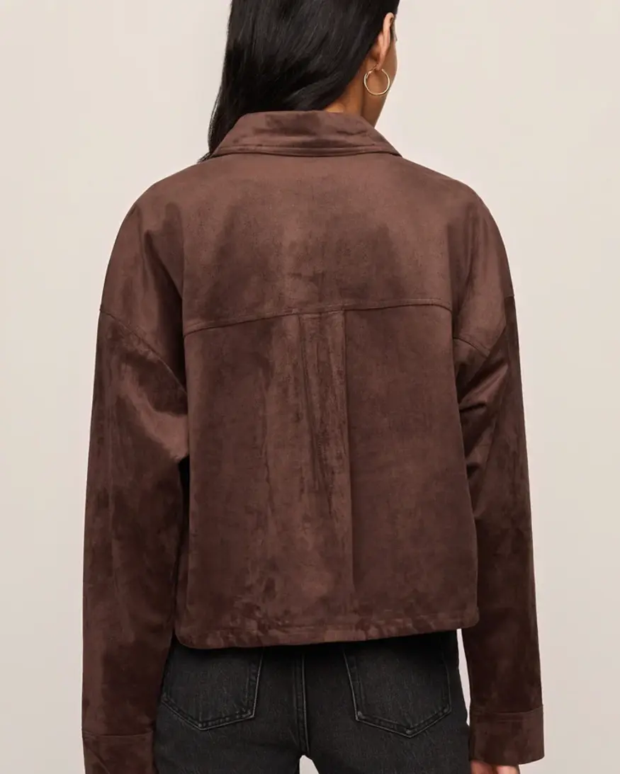 Z-Supply All Day Cropped Suede Jkt